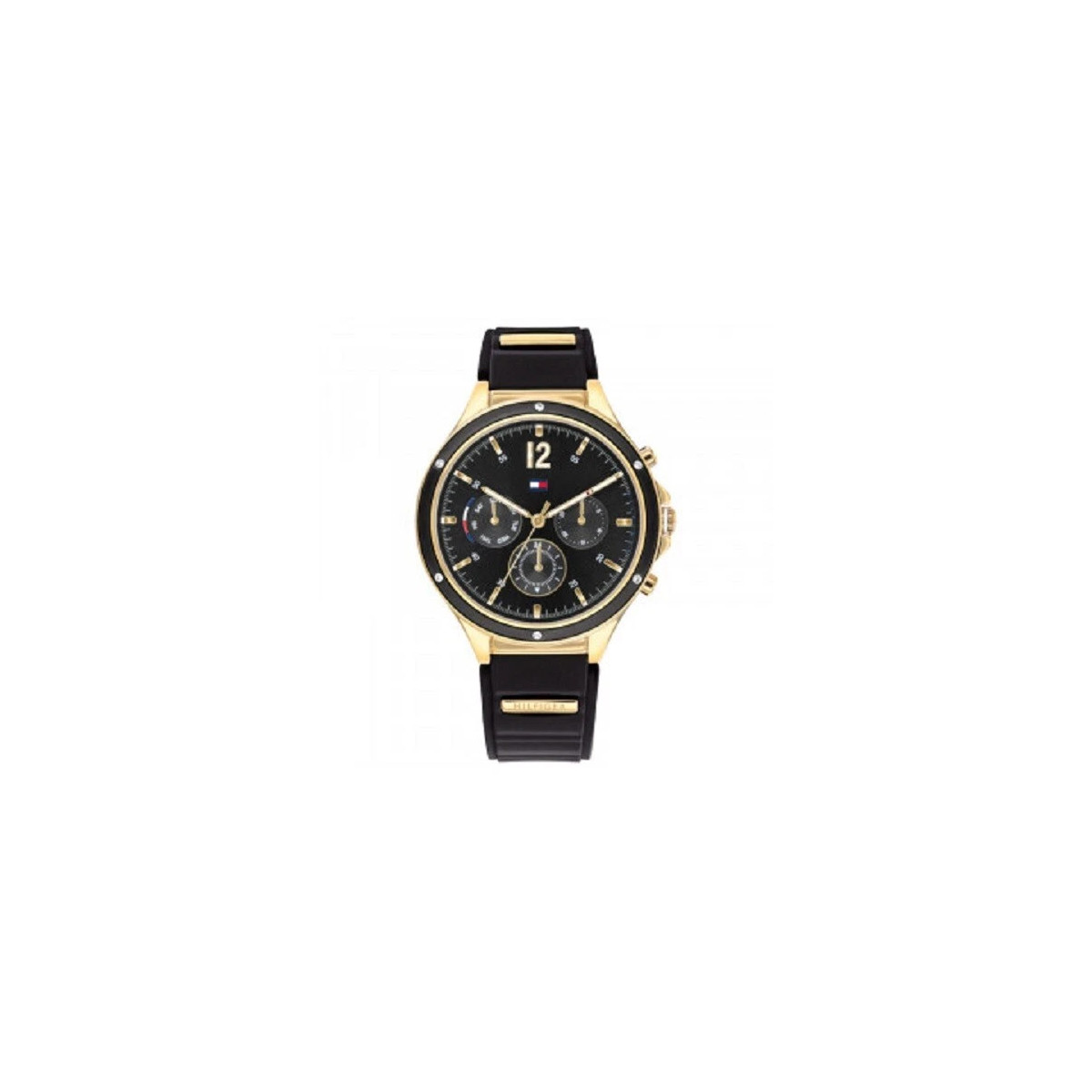 TOMMY HILFIGER EVE WOMENS WATCH 1782282 BLACK SILICONE - WARRANTY - RRP 229.00