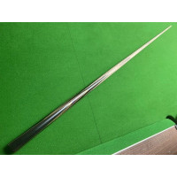 1 Piece Handmade Ash Shaft Ebony Snooker Cue Set With Deluxe Case and extensions