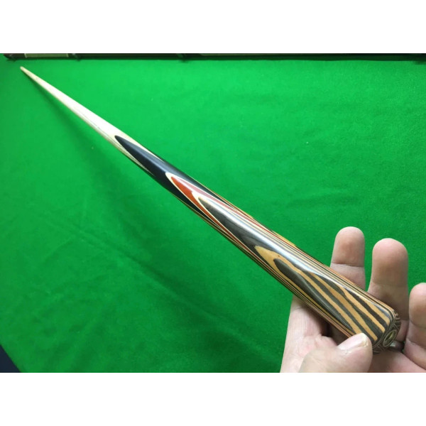 1 Piece Handmade Ash Shaft Ebony Snooker Cue Set With Deluxe Case and extensions