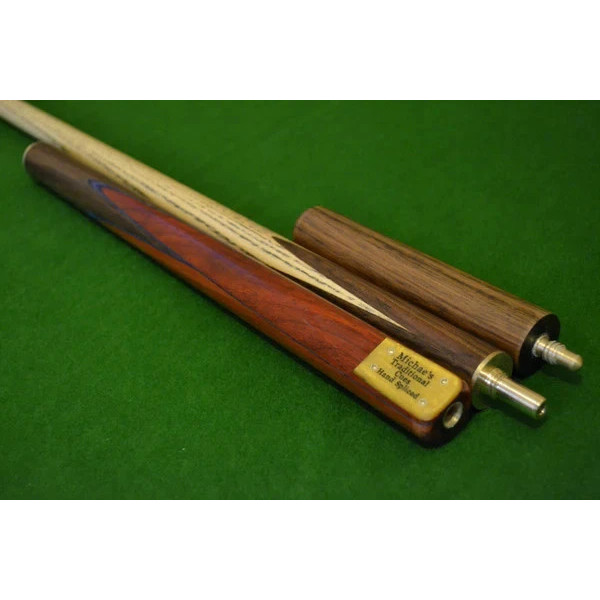 57 Inch Handmade Spliced 3/4 Ash Snooker / Pool Cue Set with Case + Extensions