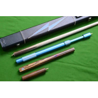 57 Inch Handmade Rosewood 3/4 Ash Snooker / Pool Cue Set with Case + Extensions