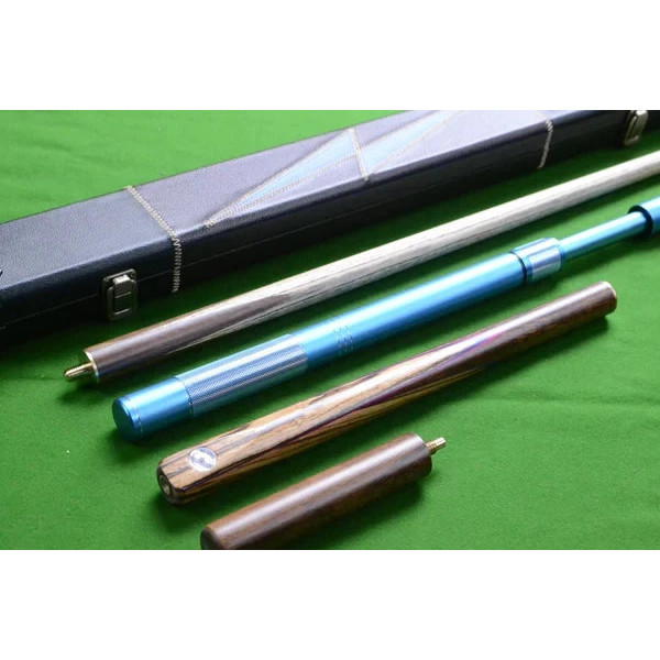 57 Inch Handmade Rosewood 3/4 Ash Snooker / Pool Cue Set with Case + Extensions
