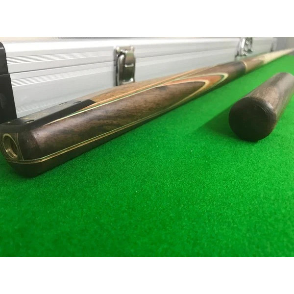 Handmade 3/4 Robin Scott Multi Spliced Ash Snooker / Pool Cue Set with Case