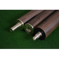 57" Handmade Multi-Spliced Rare Andiroba and Brazilian Cherry Snooker Cue
