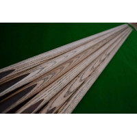 57" Handmade Multi-Spliced Rare Andiroba and Brazilian Cherry Snooker Cue