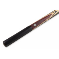 Redwood 3/4 Jointed Ebonised Butt Snooker Pool Cue Set + Black and Blue Case