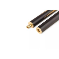 Redwood 3/4 Jointed Ebonised Butt Snooker Pool Cue Set + Black and Blue Case
