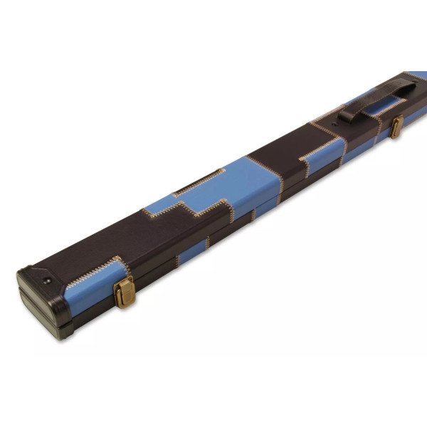 Redwood 3/4 Jointed Ebonised Butt Snooker Pool Cue Set + Black and Blue Case