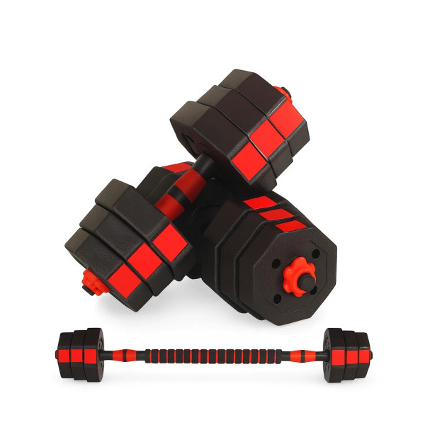 Dumbbells 10KG Adjustable Octagonal Strength Training Set