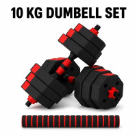 Dumbbells 10KG Adjustable Octagonal Strength Training Set