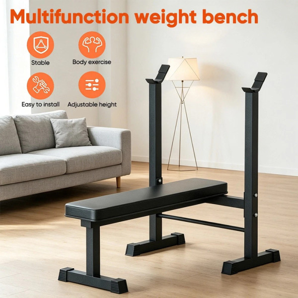 Adjustable Weight Bench Foldable Home Gym Workout Strength Training Press UK
