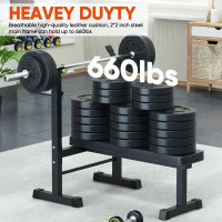 Adjustable Weight Bench Foldable Home Gym Workout Strength Training Press UK