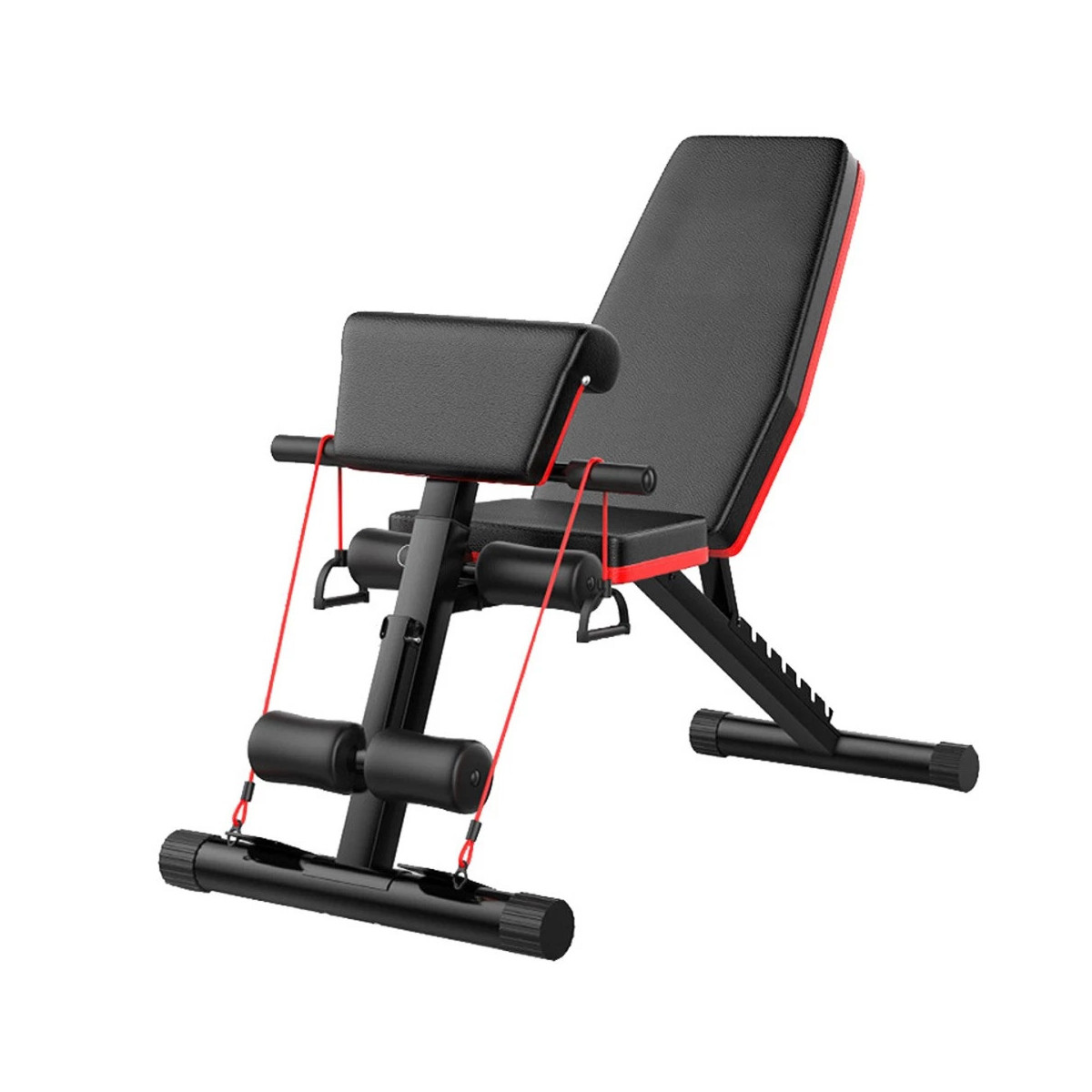 Weight Bench Adjustable Foldable Strength Training Full Body Workout Incline Gym