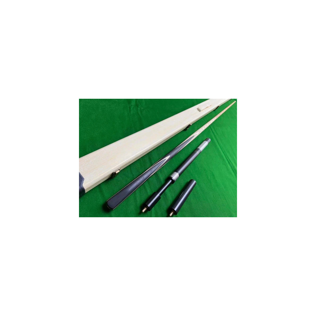 1 Piece Handmade Snooker Cue Set With Luxury Case and Telescopic Extensions