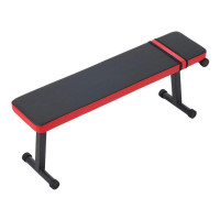 Flat Weight Bench Foldable Strength Training Exercise Home Gym Workout Fitness