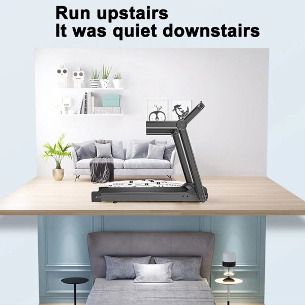 Electric Treadmill 2.0hp Motorised Folding Slim Line Running Machine Portable