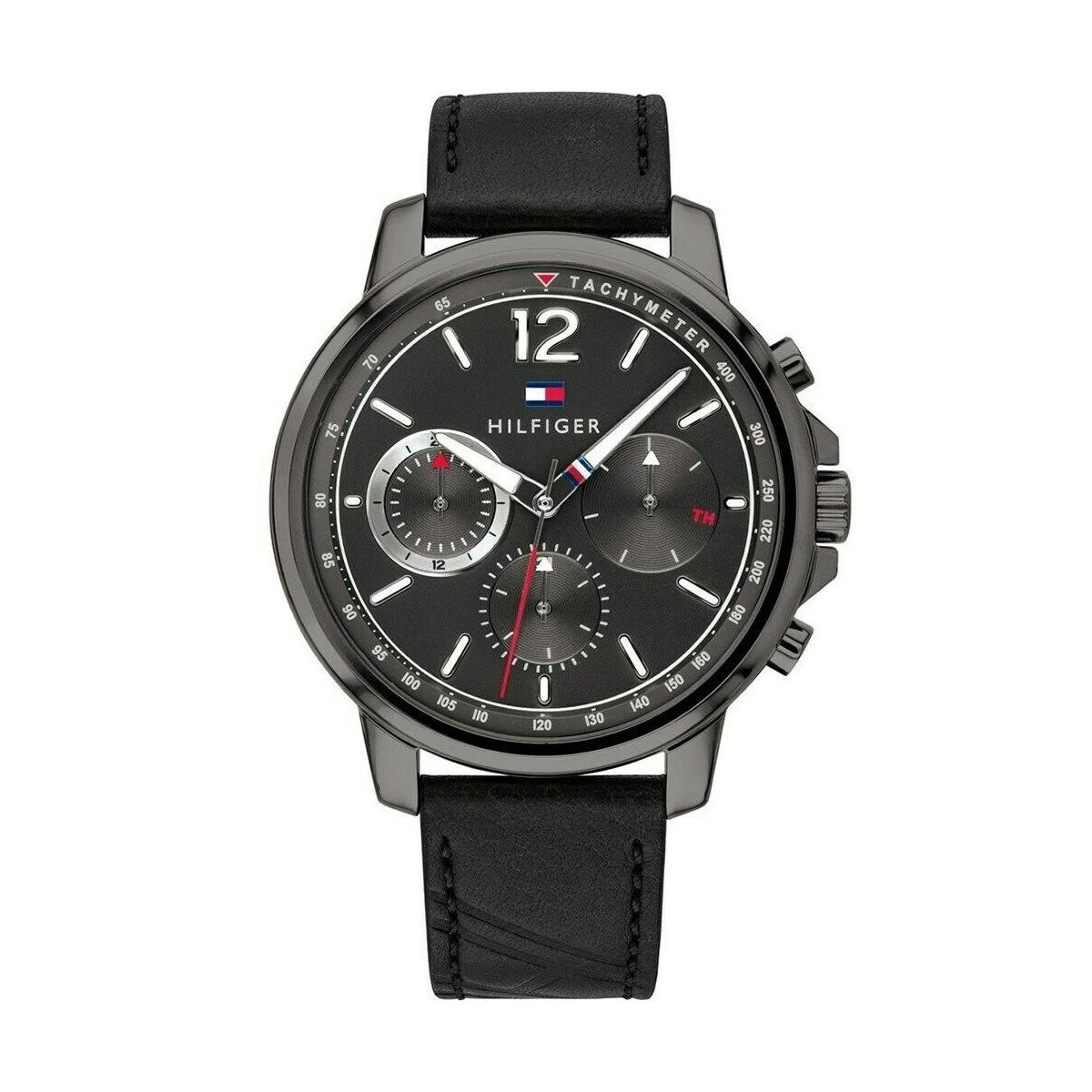 TOMMY HILFIGER MENS WATCH 1791533 BLACK - WARRANTY - RRP 229.00