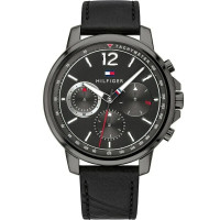TOMMY HILFIGER MENS WATCH 1791533 BLACK - WARRANTY - RRP 229.00