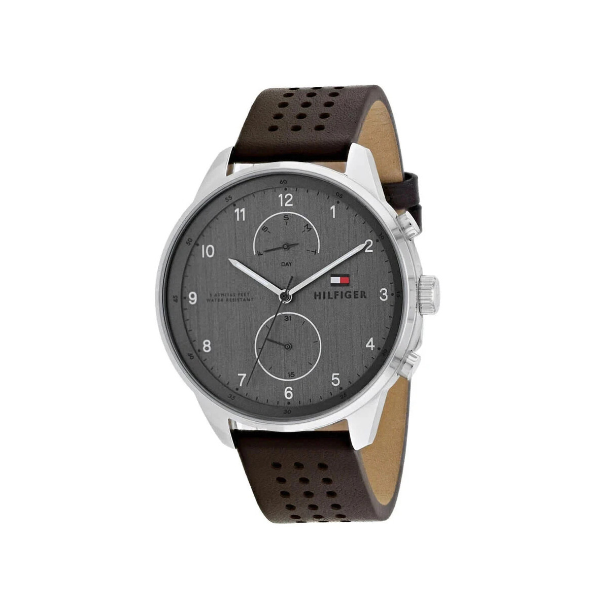 TOMMY HILFIGER CHASE MENS WATCH 1791579 GREY DIAL - WARRANTY - RRP 179.00