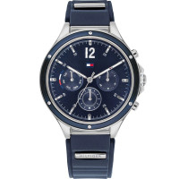 TOMMY HILFIGER EVE WOMENS WATCH 1782281 BLUE SILICONE - WARRANTY - RRP 229.00