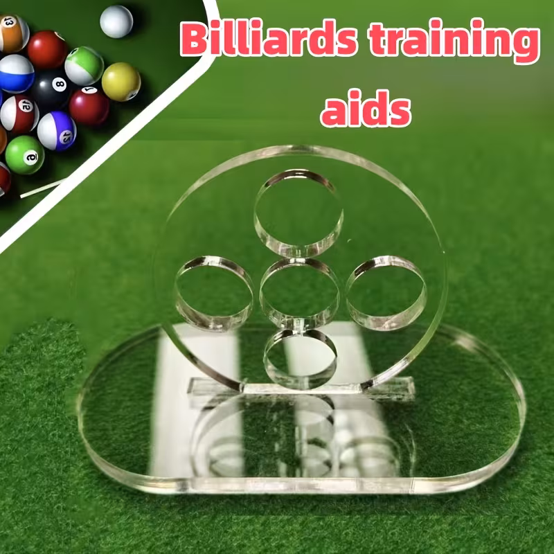 1pc 2pcs billiards training aid billiards pool cue trainer snooker motion tool enhance and skills acrylic resistant materials pool players pool accessorie Product details 3