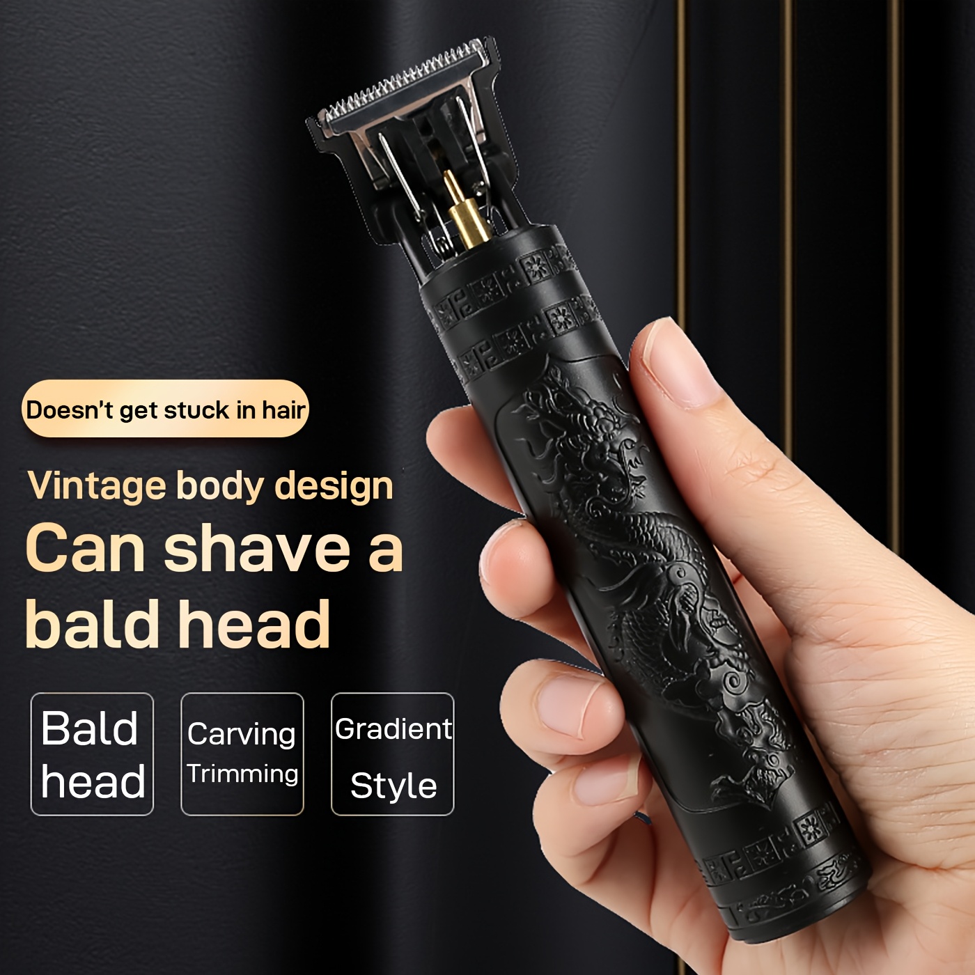 professional hair clipper and beard trimmer for men usb rechargeable lithium battery 4 attachments with adjustable comb ideal for grooming and styling hair trimmer for men Product details 1
